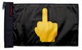 Emoji Middle Finger 12"x18" Forever Wave Flag for Jeep Wrangler TJ 1996-2006