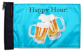 Happy Hour Beers 12"x18" Forever Wave Flag for Jeep Wrangler YJ 1986-1995