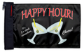 Happy Hour Martinis 12"x18" Forever Wave Flag for Jeep Wrangler LJ 2003-2006