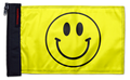Smiley Face 12"x18" Forever Wave Flag for Jeep Wrangler JK 2-Door 2007-2018