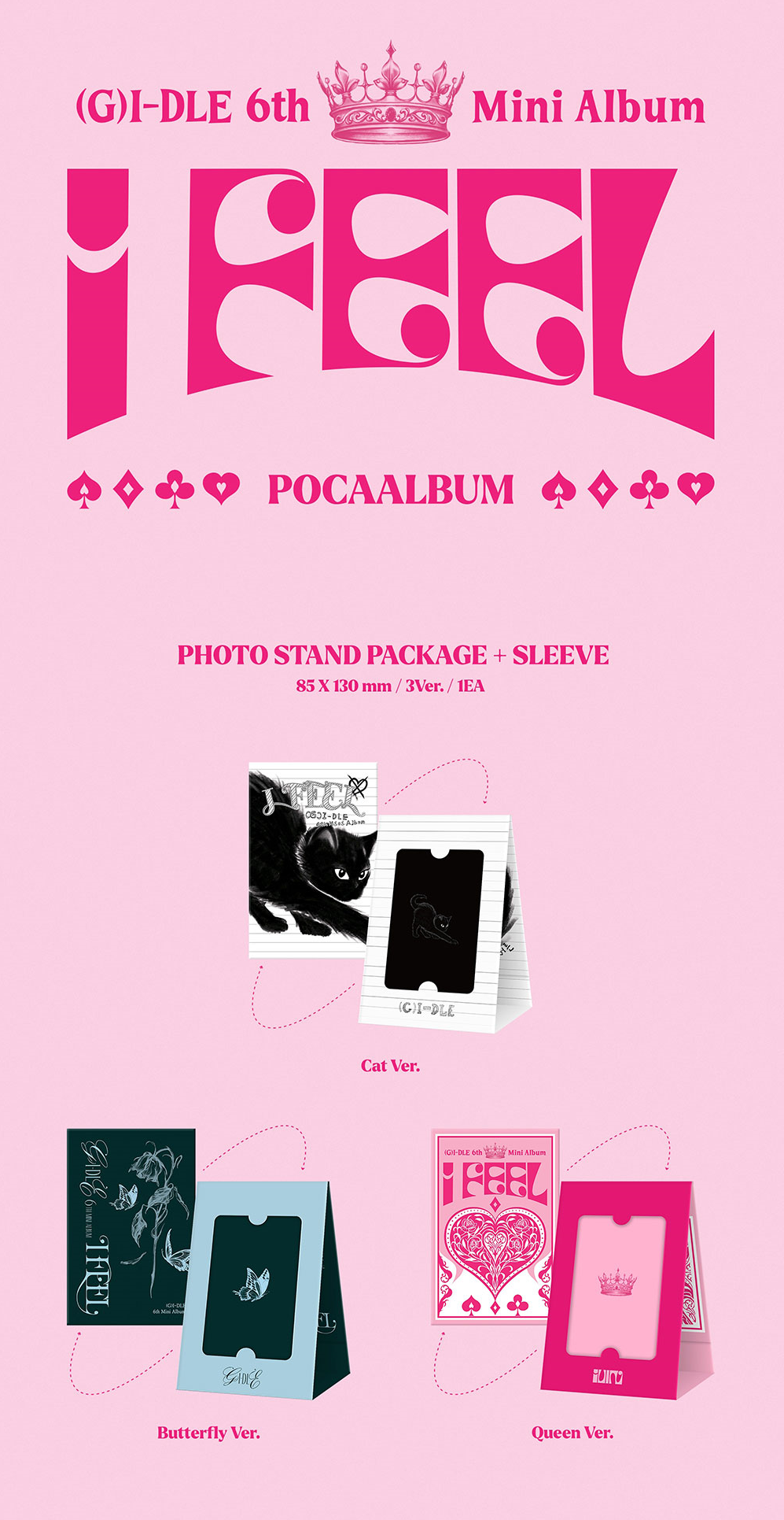 (G)I-DLE 6th Mini Album - I Feel (Pocaalbum Ver)