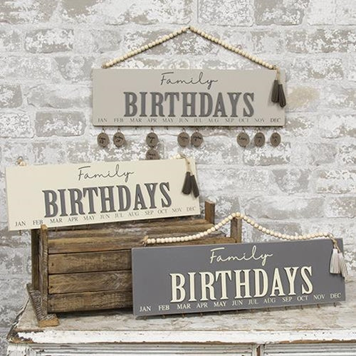 Birthday Calendar