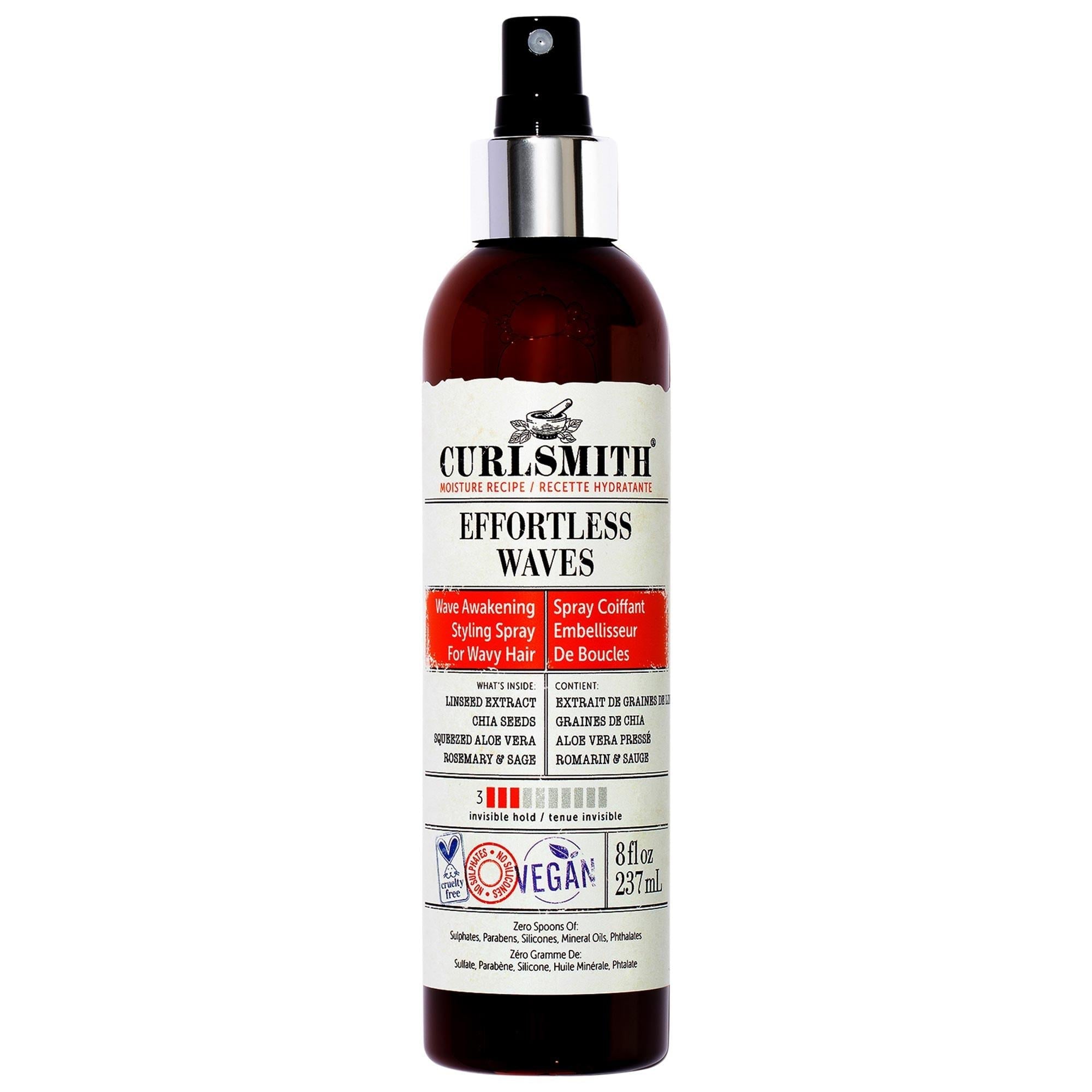 Effortless Hair Wave Spray: Define Natural Waves, Tame Frizz, Vegan & Cruelty-Free - Lightweight Wave Enhancer for Wavy Hair