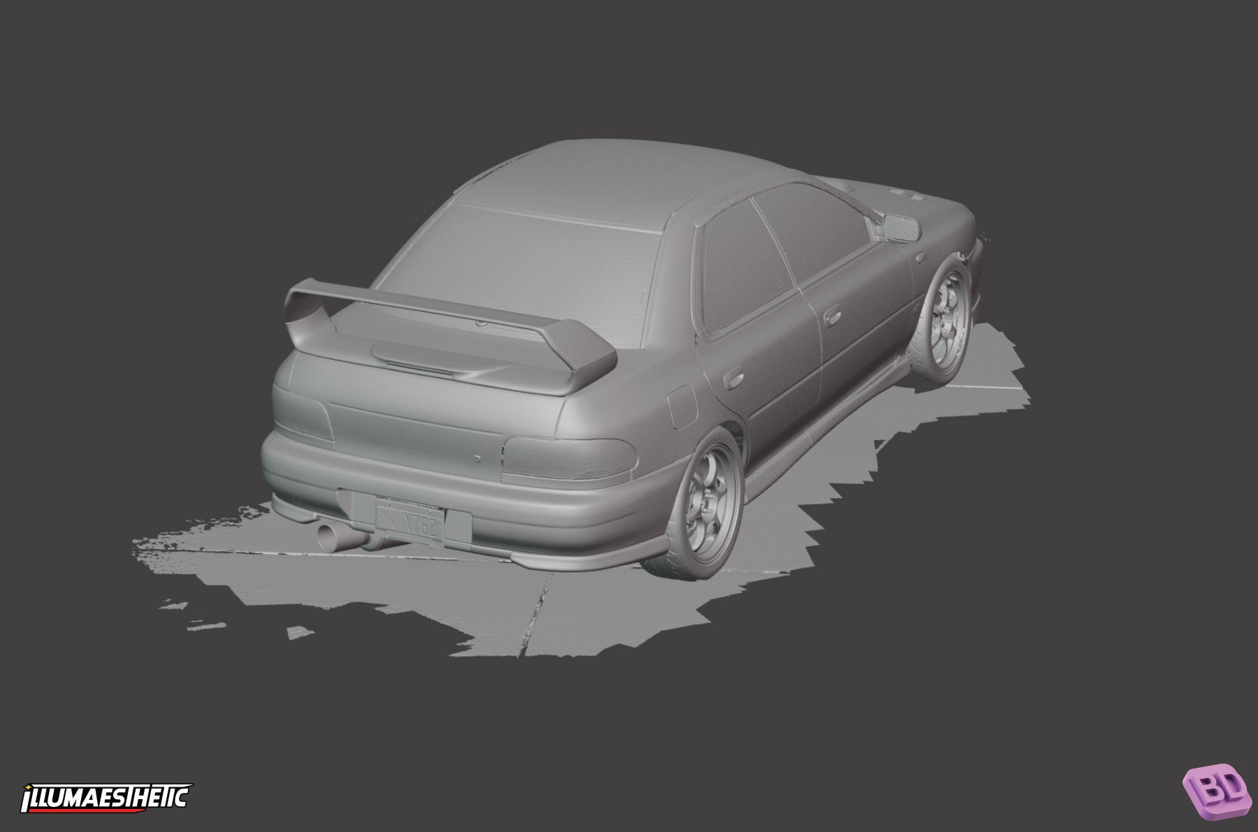 Subaru Impreza WRX STI (GC8) 3D Scan (1992-2000)