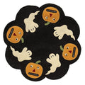 Ghost and Pumpkin Felt Mat