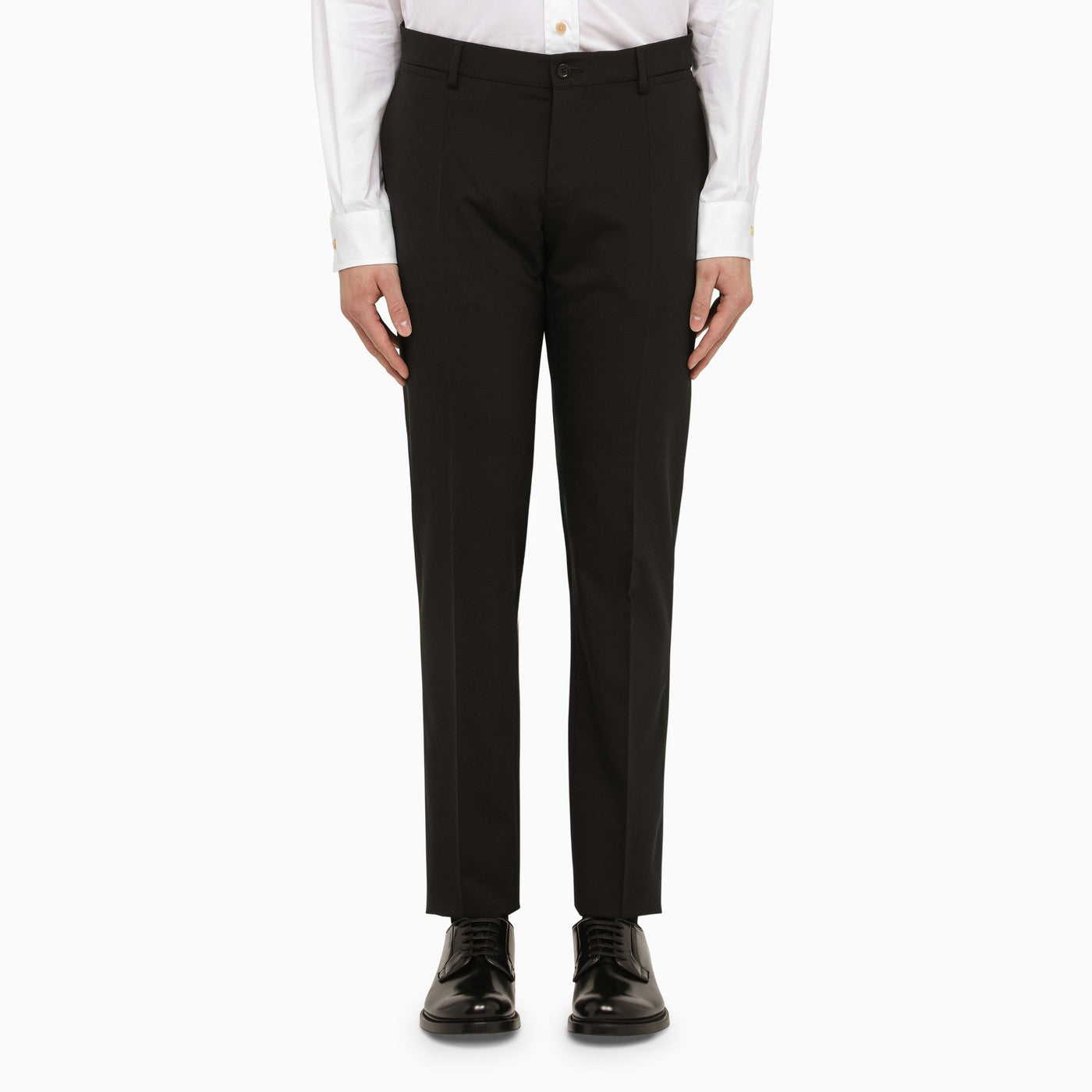 Dolce&Gabbana Black Wool Single Breasted Suit