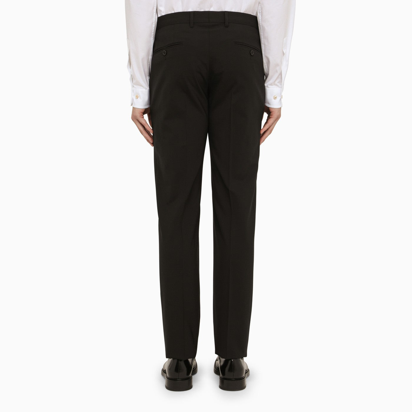 Dolce&Gabbana Black Wool Single Breasted Suit
