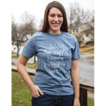 Coffee Hasn't Kicked in T-Shirt Heather Indigo Medium
