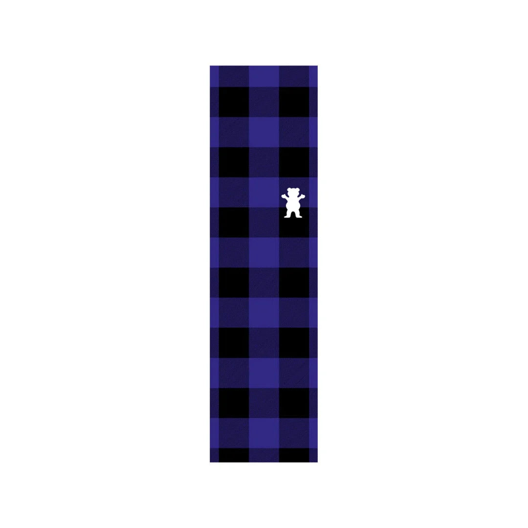 Grizzly Griptape Lumberjack Plaid Single Sheet - Navy