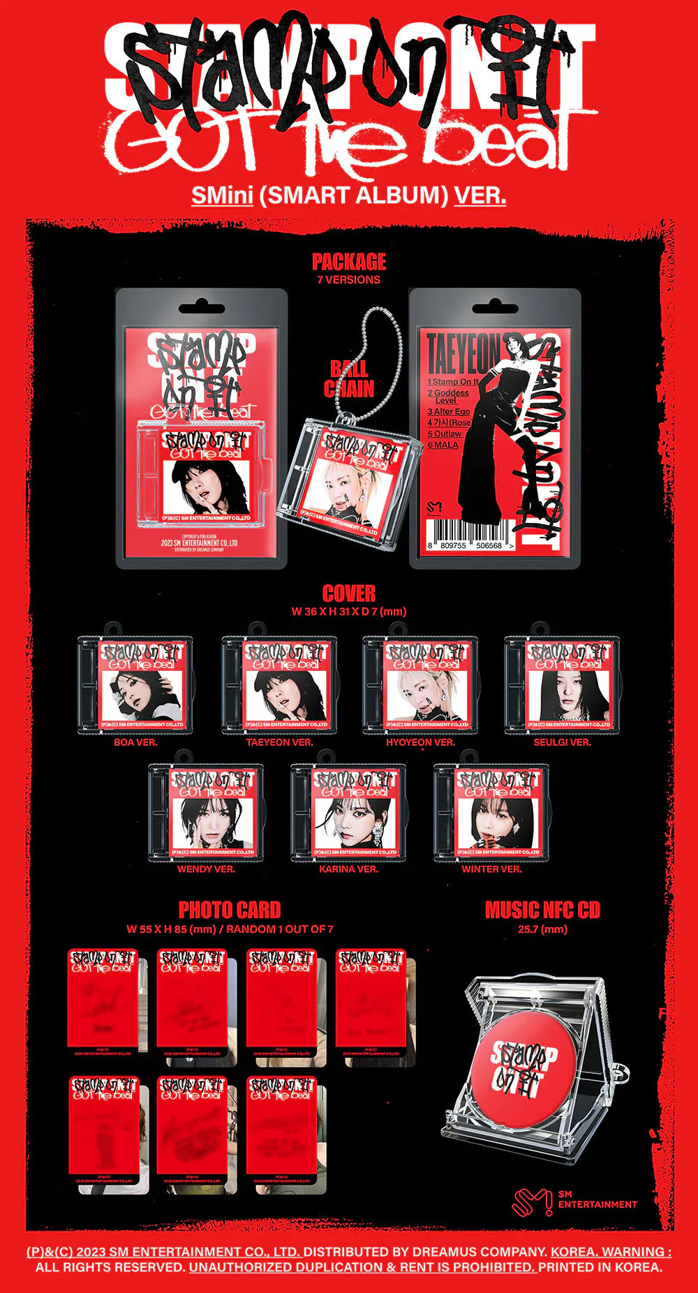 Got The Beat 1st Mini Album - Stamp On It (Smini Ver)