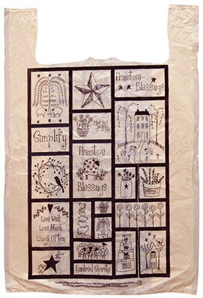 1000/Pkg Primitive Blessings Plastic Bags 15x7x4"