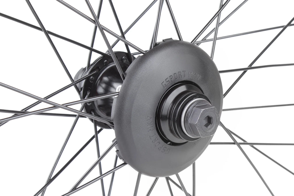 GSport BMX G.L.A.N.D. MKV Front Hub Guard - Black