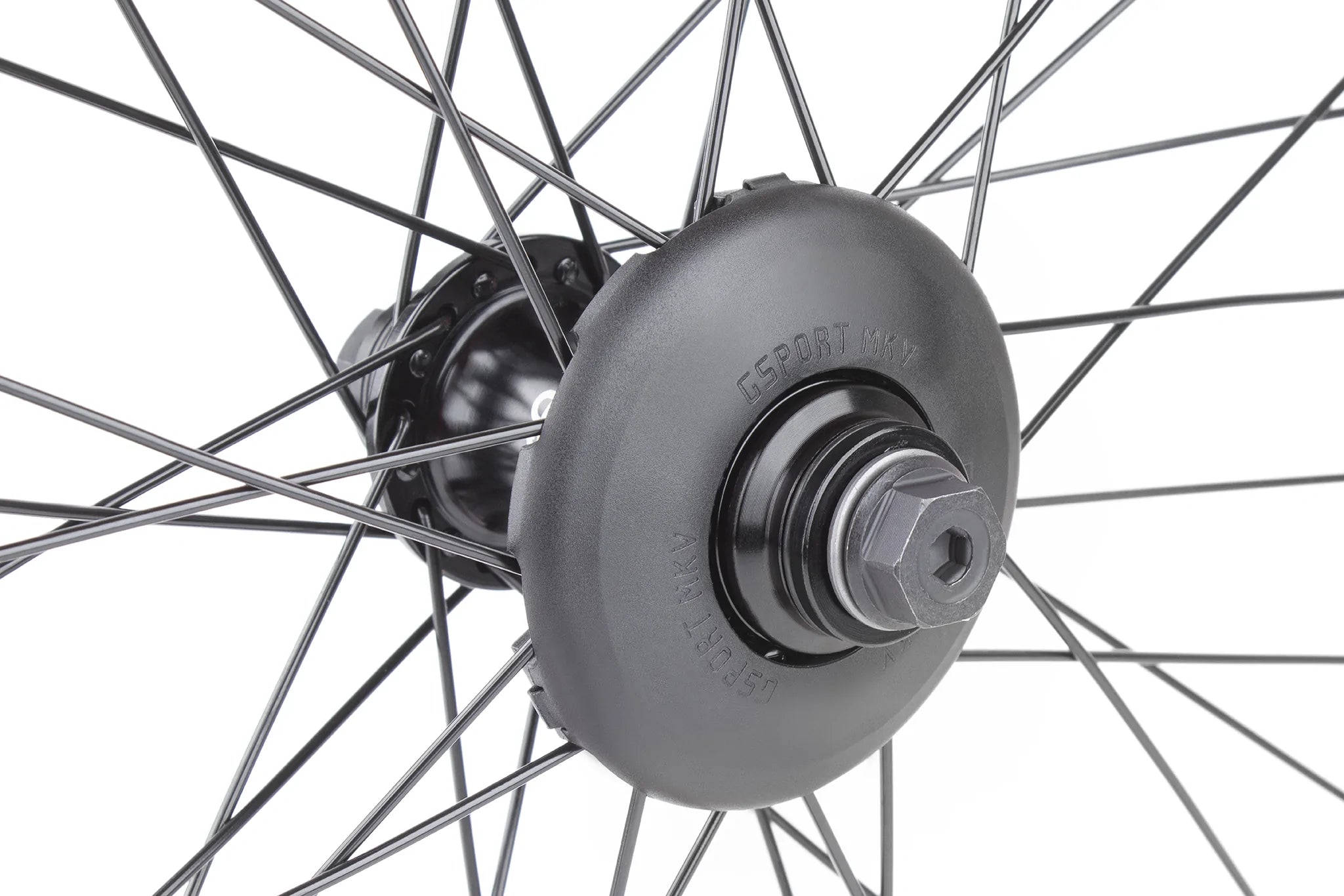 GSport BMX G.L.A.N.D. MKV Front Hub Guard - Black