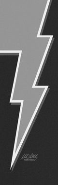 Powell Peralta Mike Vallely Lightning Bolt Griptape - 10.5″x33″ Black