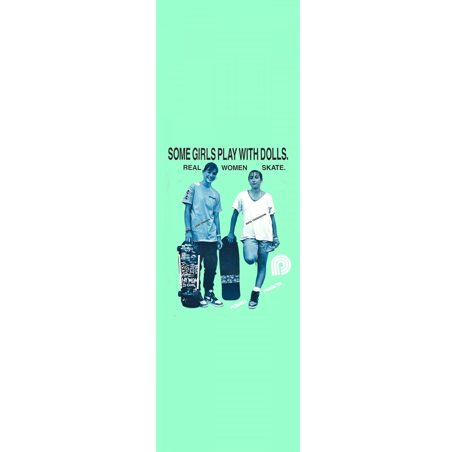 Powell Peralta Real Women Skate Griptape - 10.5″x33″ White