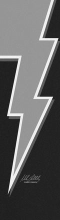 Powell Peralta Mike Vallely Lightning Bolt Griptape - 9″x33″ Black