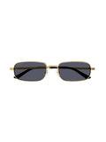 GUCCI Stylish Metallic Women's Sunglasses with 145 mm Temple Size