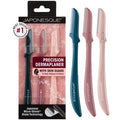 JAPONESQUE Precision Dermaplaner Facial Brush Razors 3ct - New
