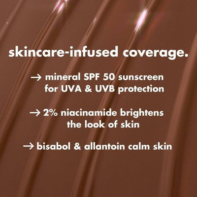 e.l.f. Halo Glow Skin Tint Light Coverage Foundation Mineral SPF 50 4 Light Neutral 1 fl oz - Imperfect Box