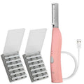 Spa Sciences SIMA Deluxe Sonic Dermaplaning Tool for Exfoliation & Peach Fuzz Removal - Imperfect Box
