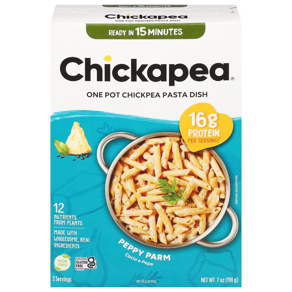 Chickapea Pasta One Pot Pepper Parmesan Pack of 6 7 Oz