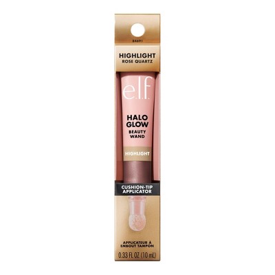 e.l.f. Halo Glow Highlighter Beauty Wand Rose Quartz 0.33 fl oz - Imperfect Box