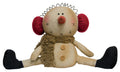 Sitting Snowman w/Earmuffs (Pack of 2)