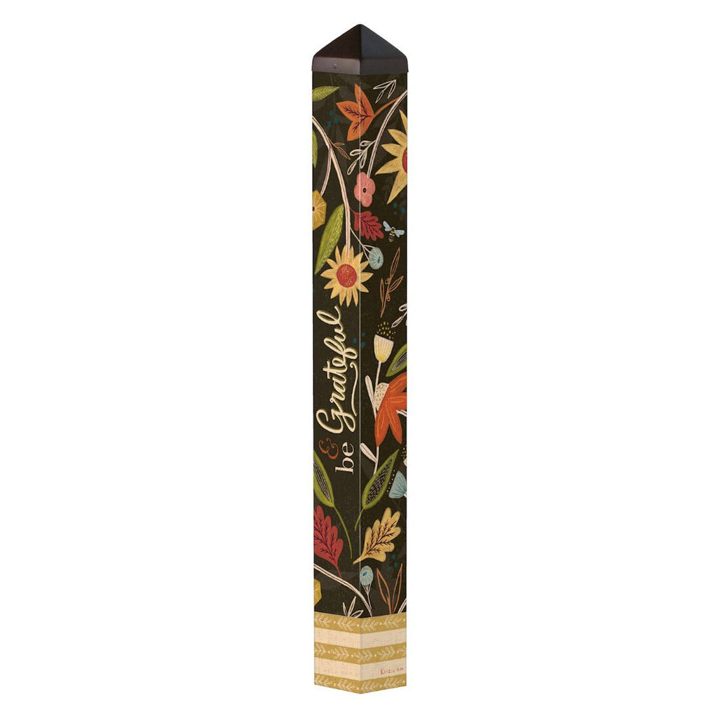 Gather And Be Grateful Art Pole 40 Inch