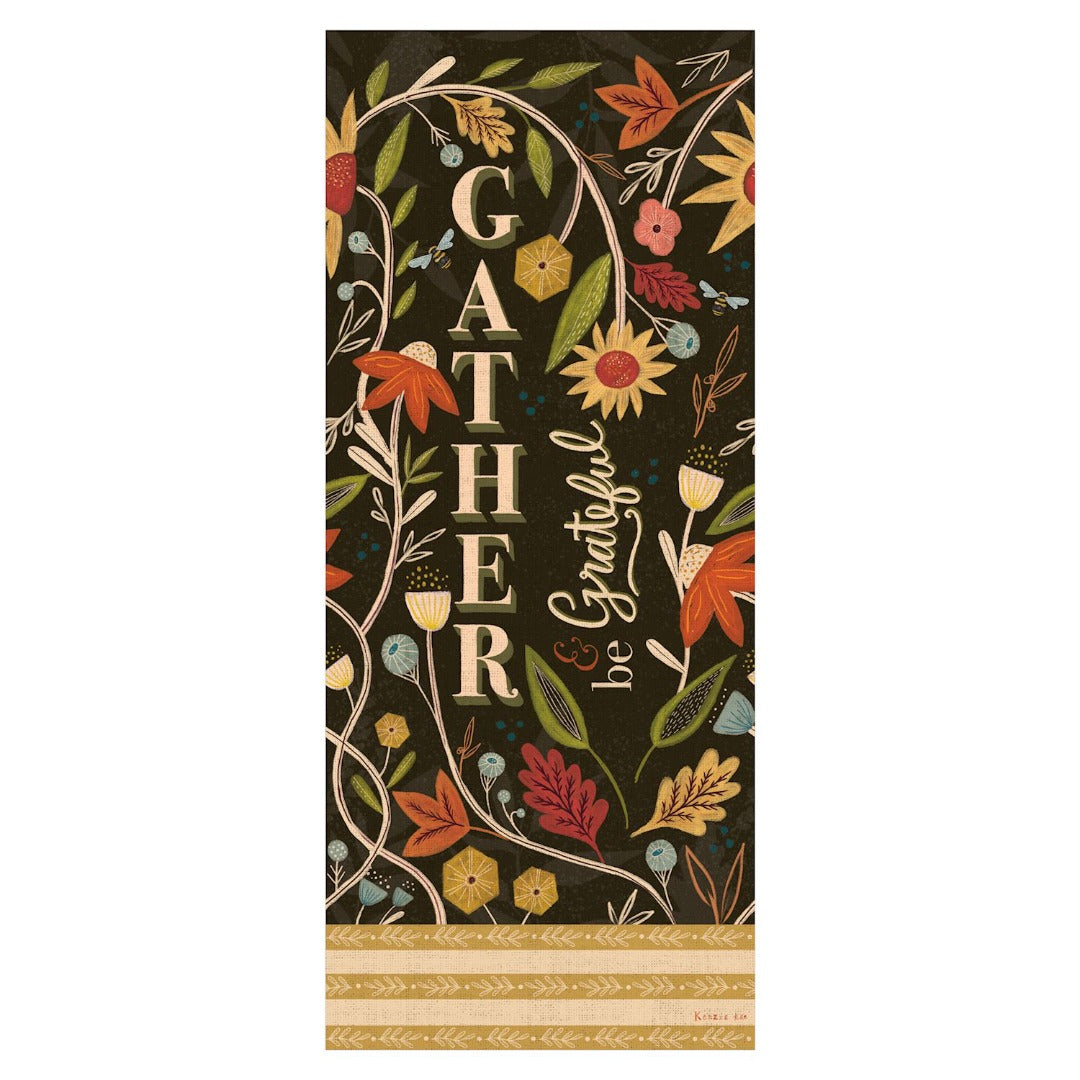 Gather And Be Grateful Art Pole 40 Inch