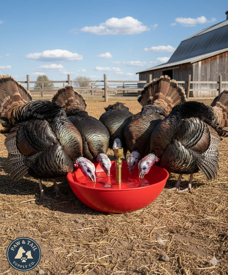 Little Giant King Size Automatic Poultry Water Fount Turkey 2550 1.5 Quart