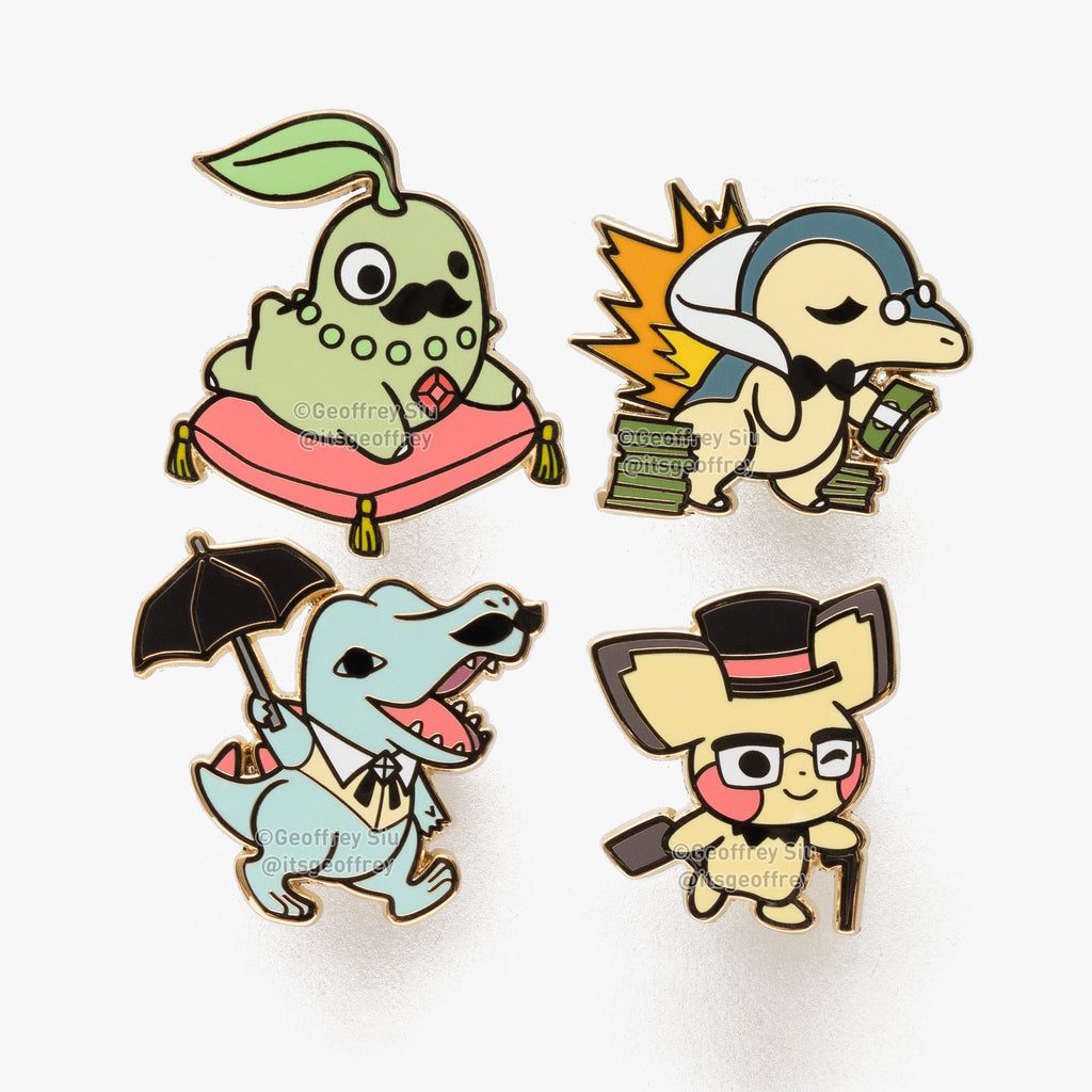 Gentlemon 2 Hard Enamel Pins