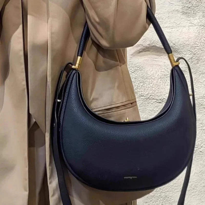 Genuine Leather Shoulder Bag.