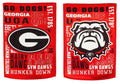 Georgia Bulldogs Garden Flag 2 Sided Fan Rules Gym Dawgs