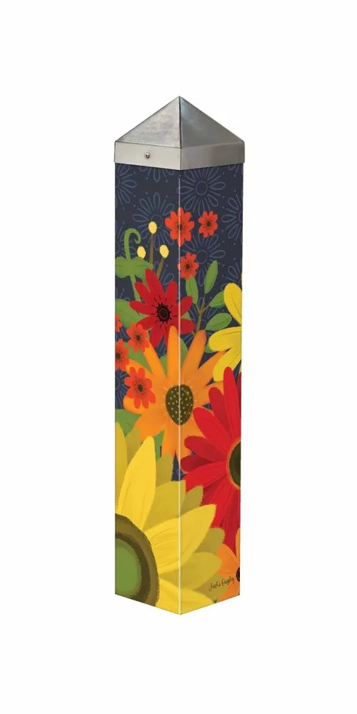 Gerbera Garden 20 Inch Art Pole