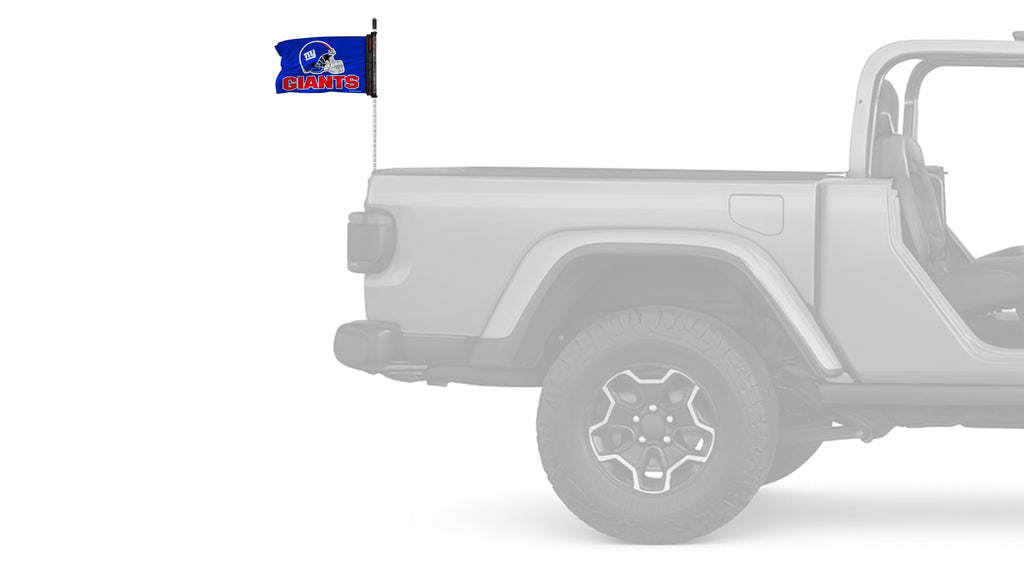 New York Giants 11"x17" Forever Wave Flag for Jeep Wrangler TJ 1996-2006