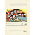 Vintage Lined Notebook Greetings from Lake of the Ozarks - Paperback