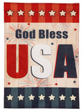God Bless USA 2 Sided Garden Flag