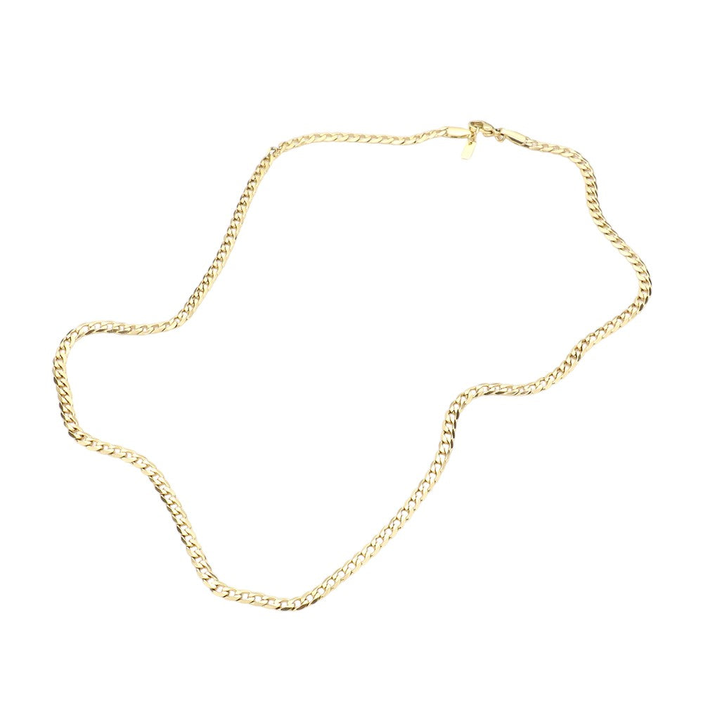 18 INCH, 4mm Stainless Steel Diamond Cut Cuban Chain Necklace