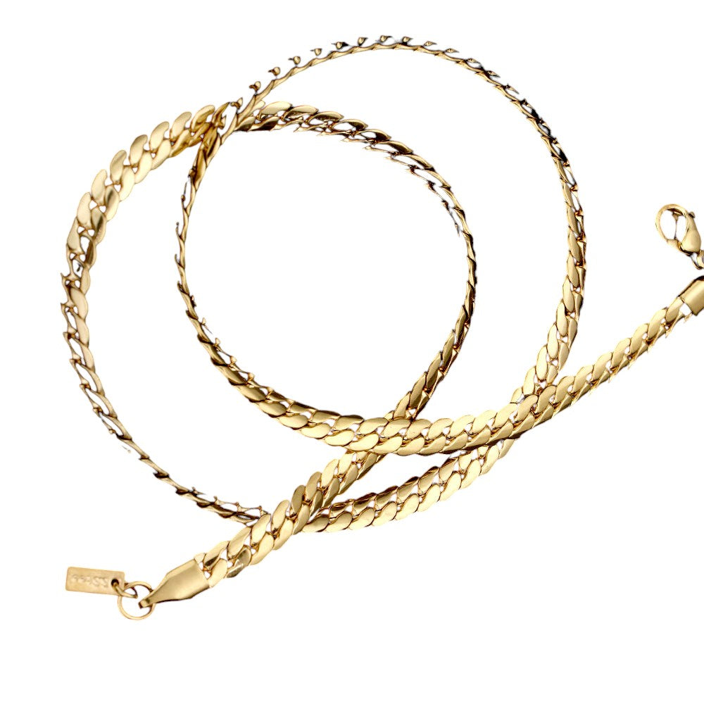 18 INCH, 5mm Stainless Steel Metal Chain Necklace