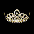 Mini Crystal Rhinestone Pave Princess Tiara