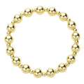 Stainless Steel Ball Beaded Stretch Bracelet
