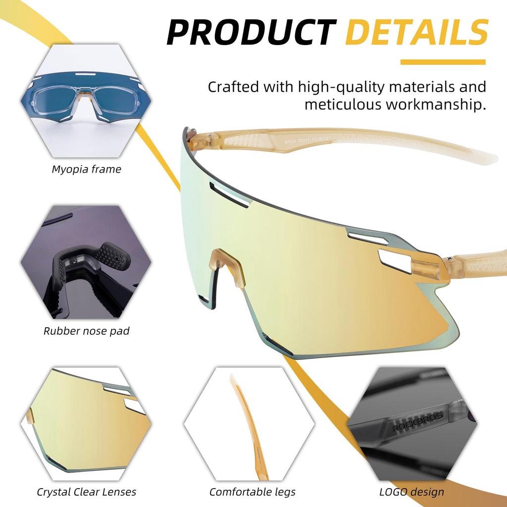 Men's Anti-Blue Light MTB Cycling Sunglasses