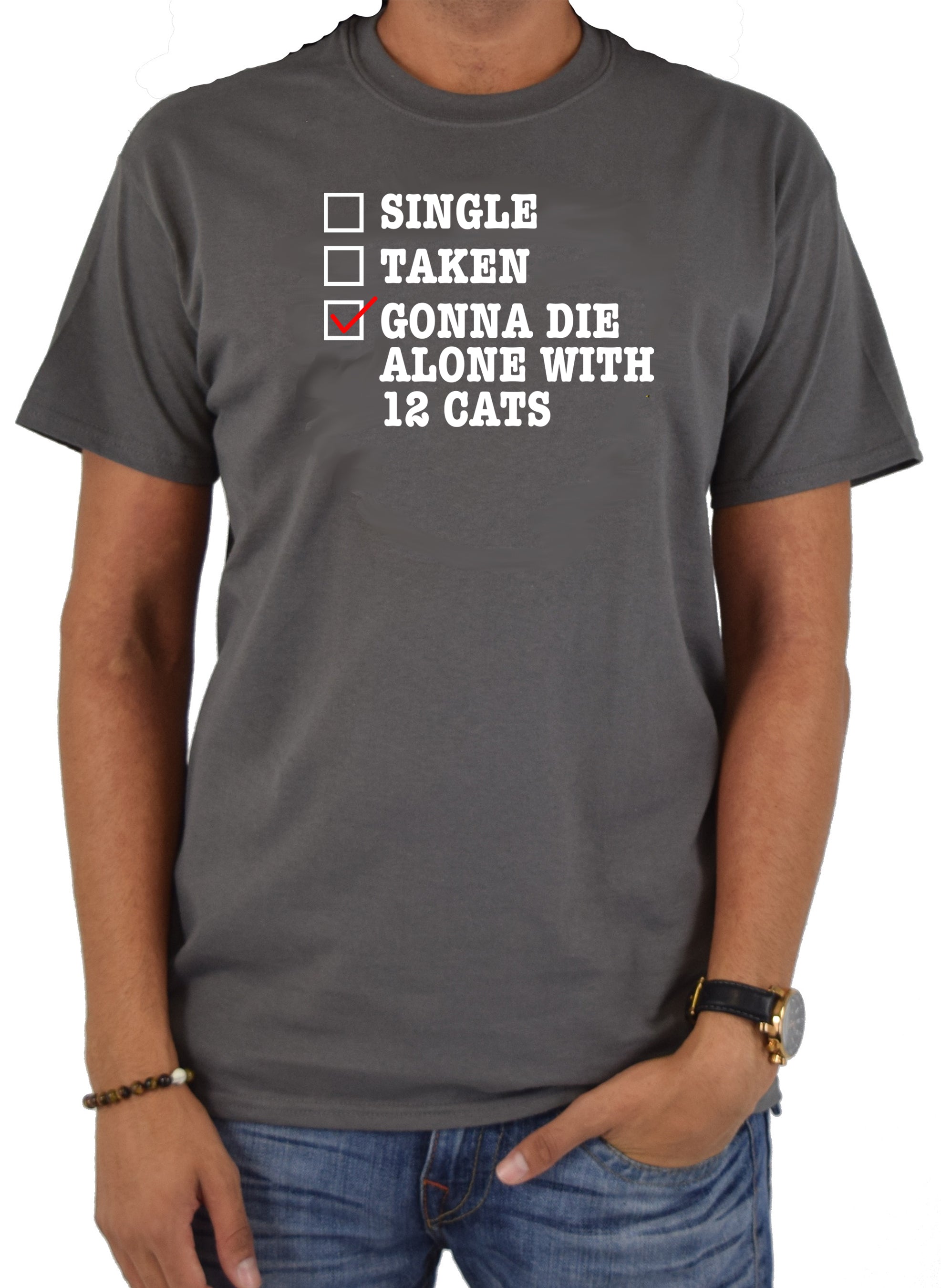 Gonna Die Alone With 12 Cats T-Shirt