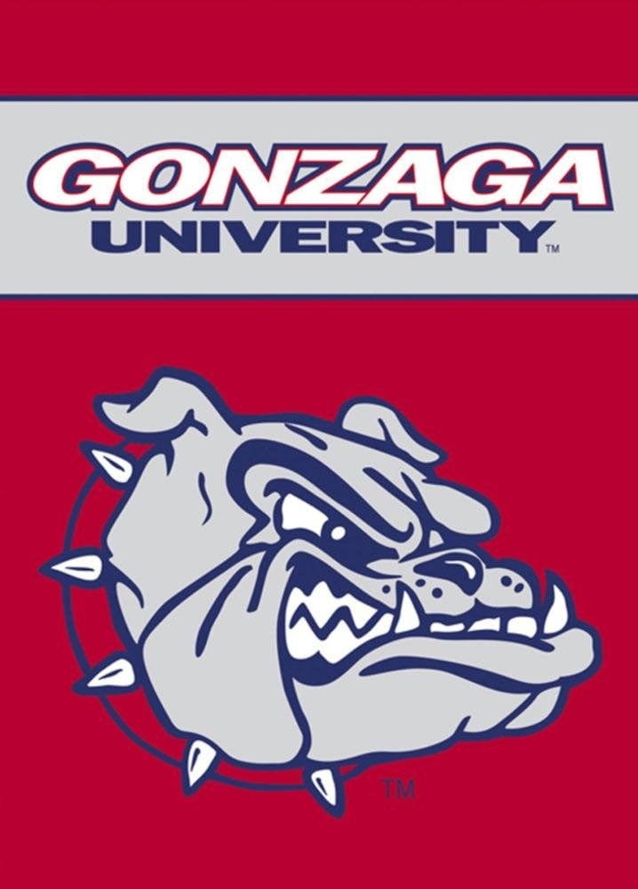 Gonzaga University Garden Flag 2 Sided Bulldog Logo
