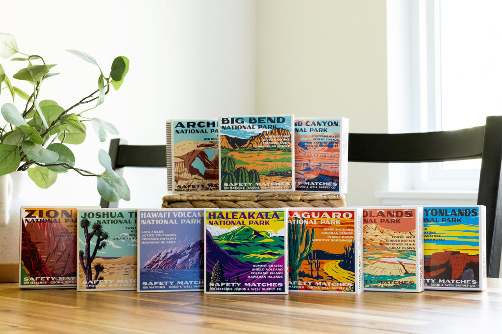 Saguaro Vintage National Park Cabin Matches