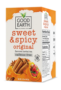 Good Earth Sweet + Spicy Herbal Tea, 18 Bags, Pack of 6