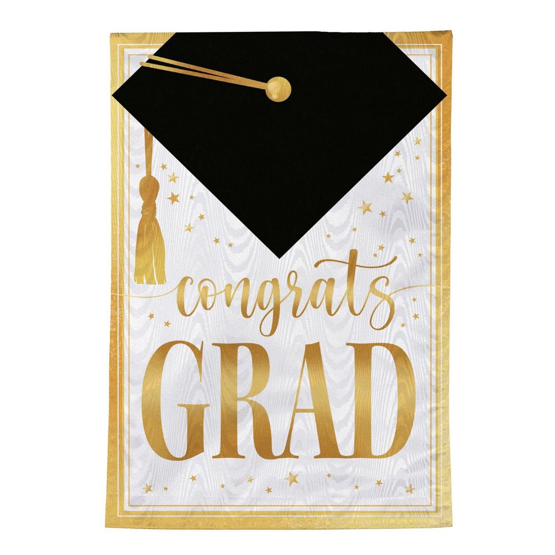 Graduation 2 Sided Garden Flag