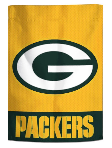 Green Bay Packers Garden Flag 2 Sided Embroidered