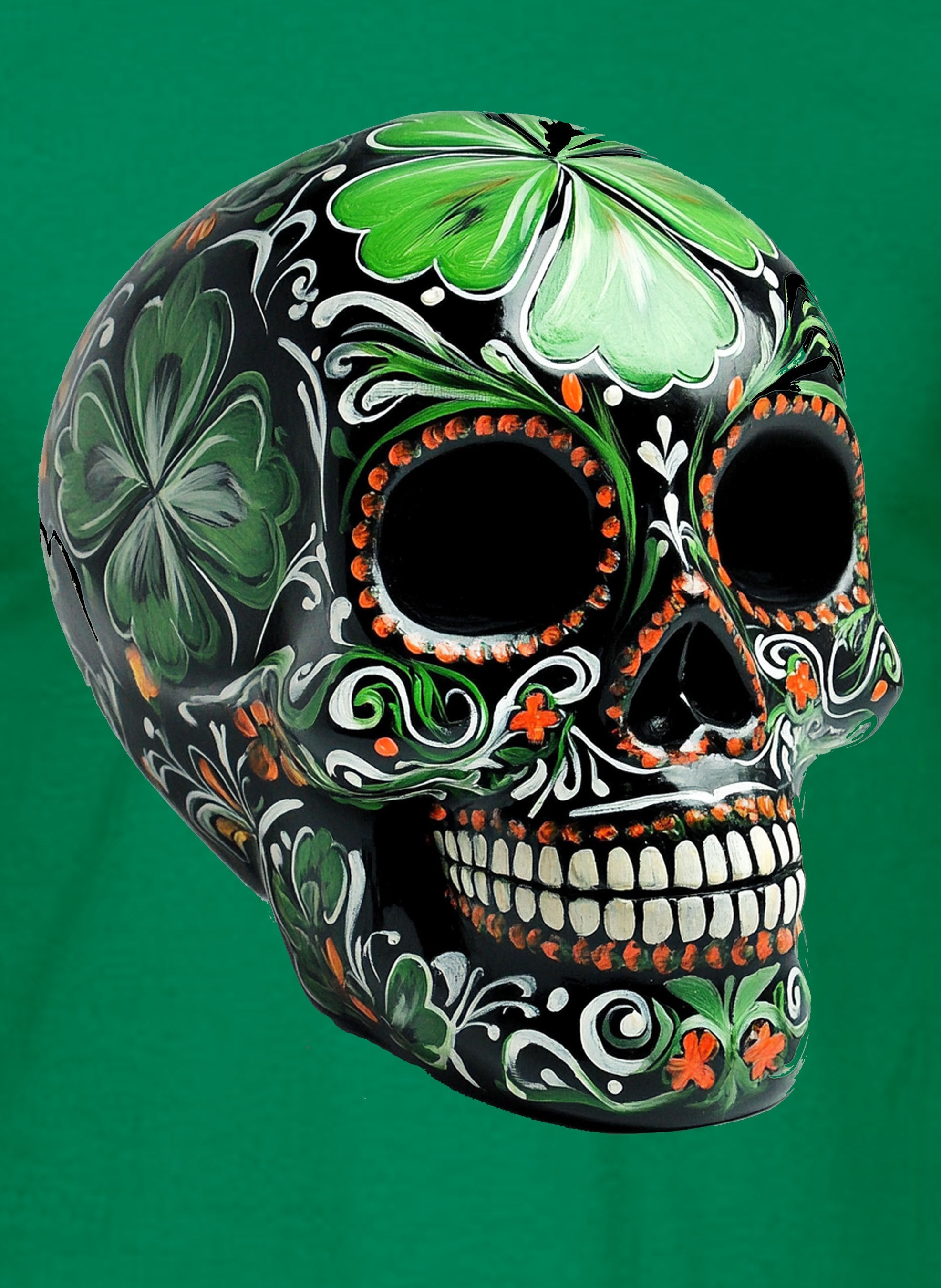 Green Sugar Scull T-Shirt