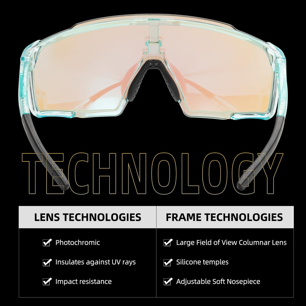 Polarised Full-Lens Sunglasses for Outdoor Sports